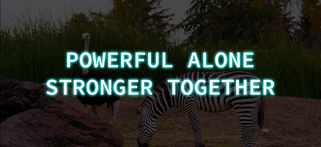 Powerful alone stronger together