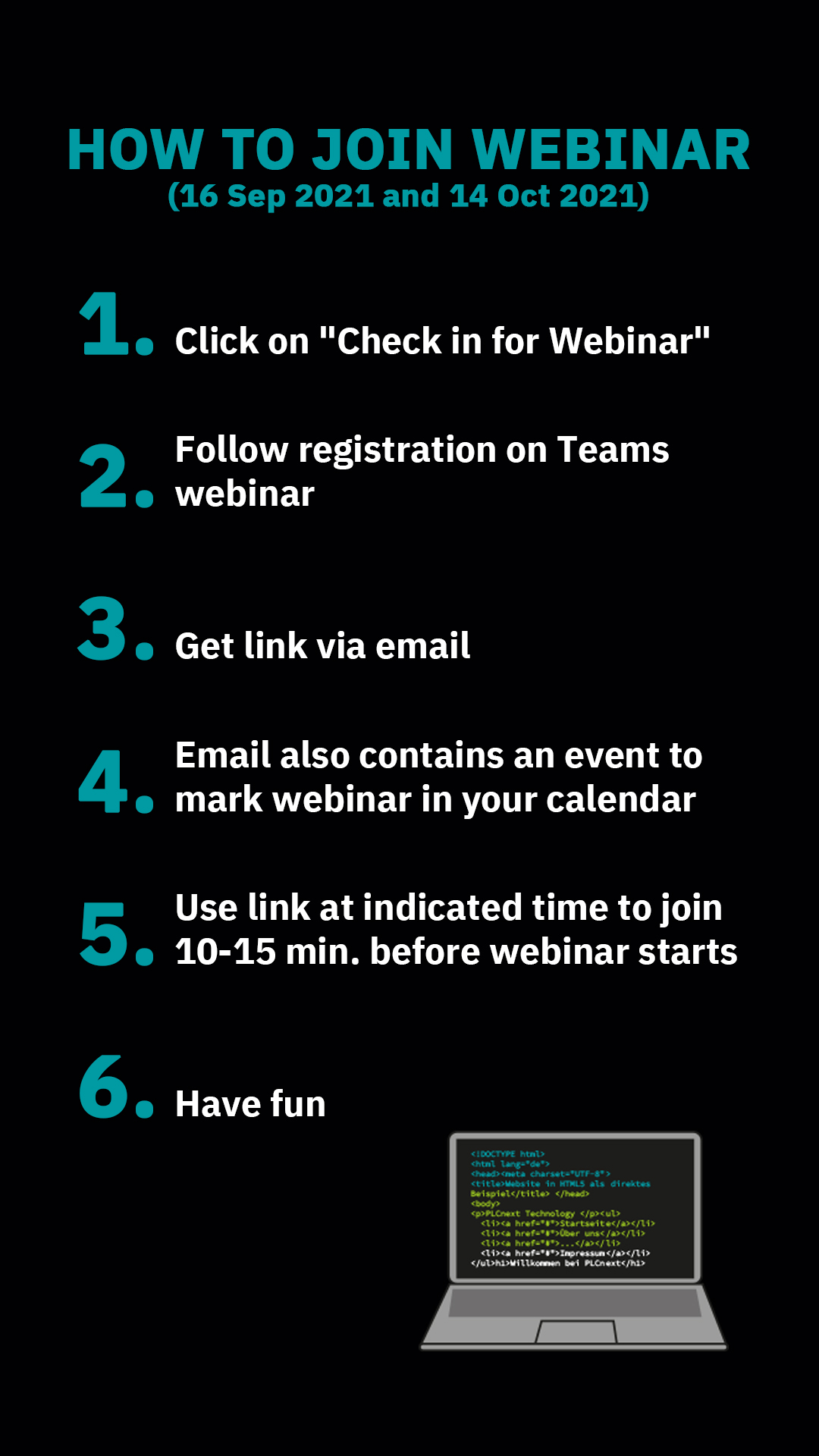 How to join webinar news