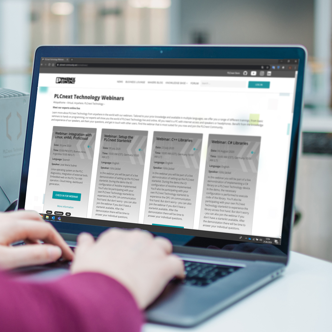 Webinar community news