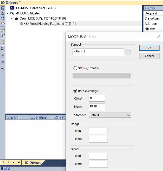 11. Modbus Variables