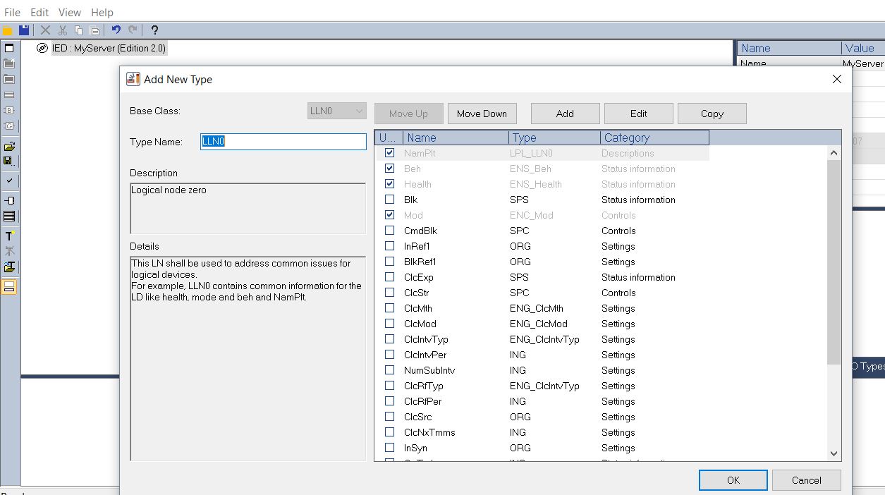 5 Add Logical Node LLNO