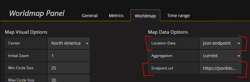 World map json endpoint