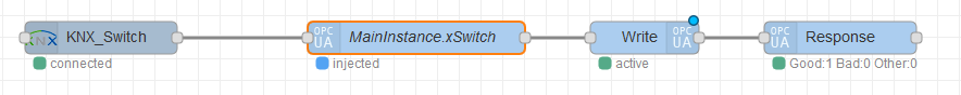 node red to opcua