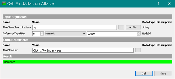 Call FindAlias on Aliases