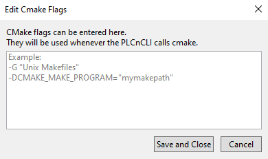 VS CMake Settings