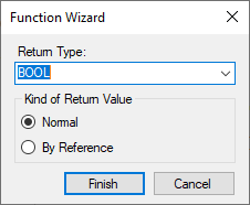Visual Studio 2019 - Function Wizard