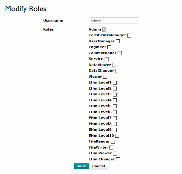 Modify User Role